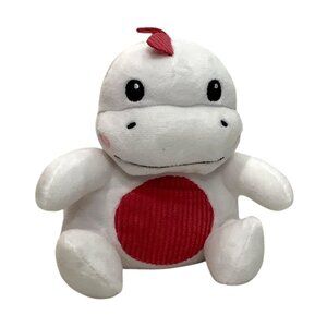 Dinosaur Plush‎ Animal Toy White Red RMS International Small Front Pocket 7.5"